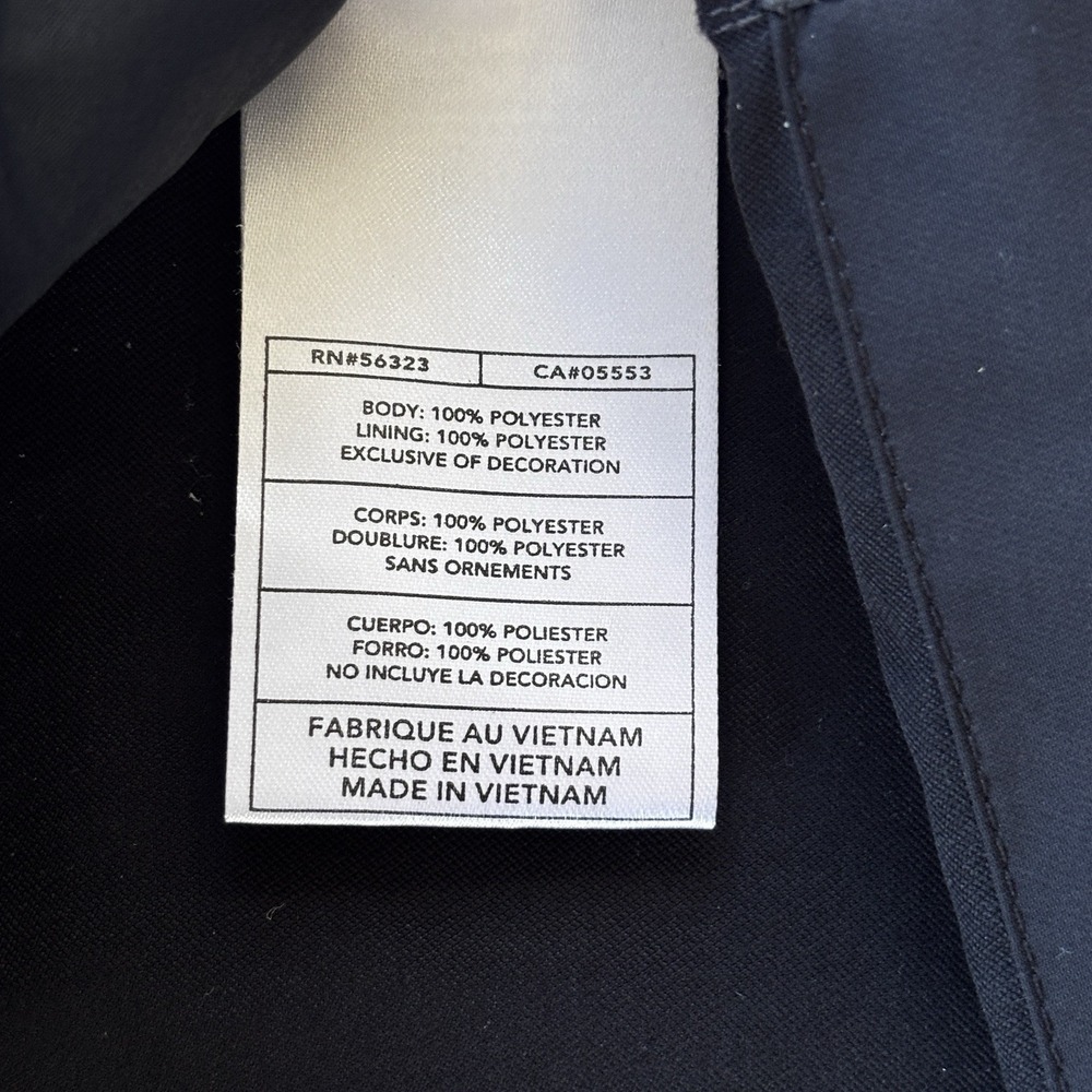 Nike Golf Men's Half Zip Windbreaker Pullover L‎ Black Lightning Bolt Logo - Picture 11 of 13